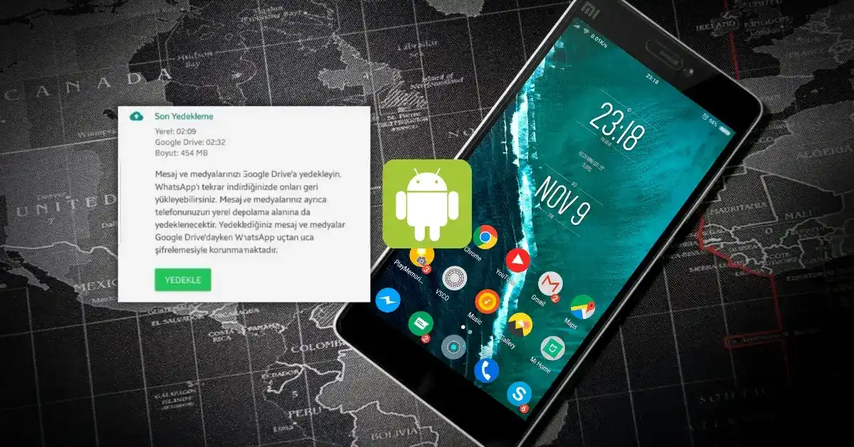 Android WhatsApp Yedeklenmeyen Mesajları Geri Getirme