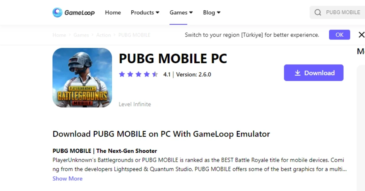 PUBG Mobile GameLoop