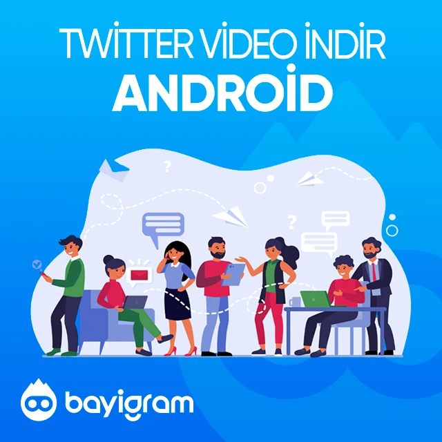 twitter video indir android
