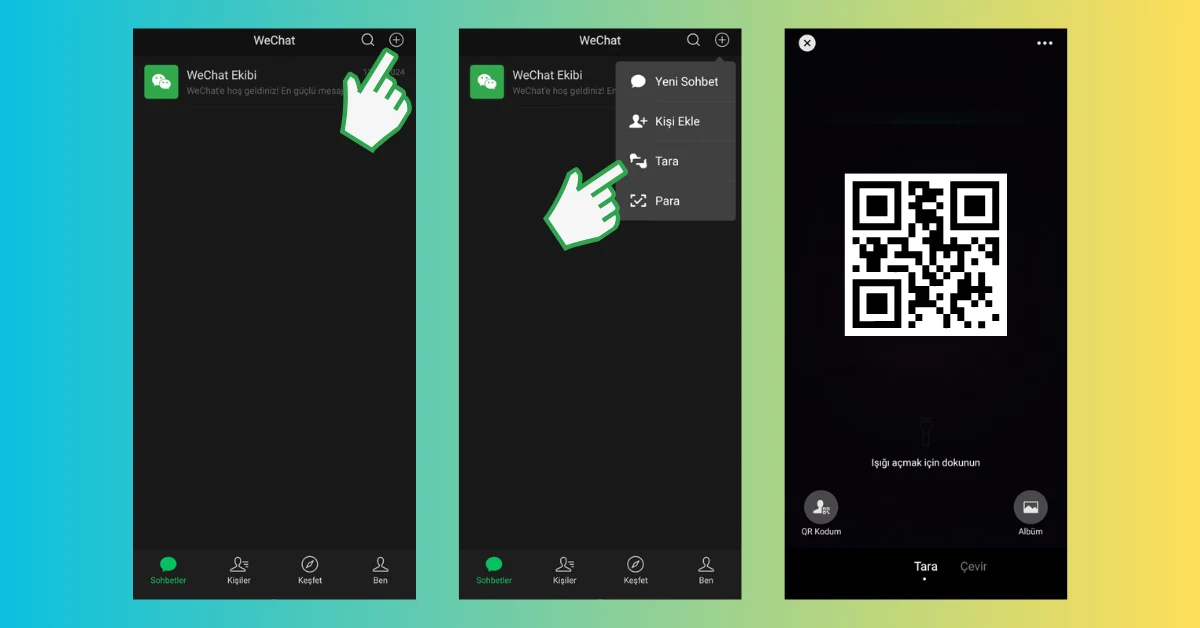 WeChat QR Kodu Nasıl Taranır