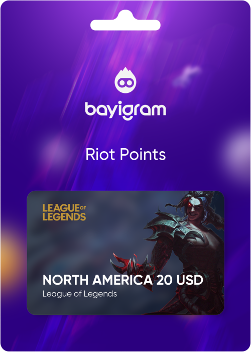 League of Legends North America 20 USD Satın Al League of Legends North America 20 USD Satın Al