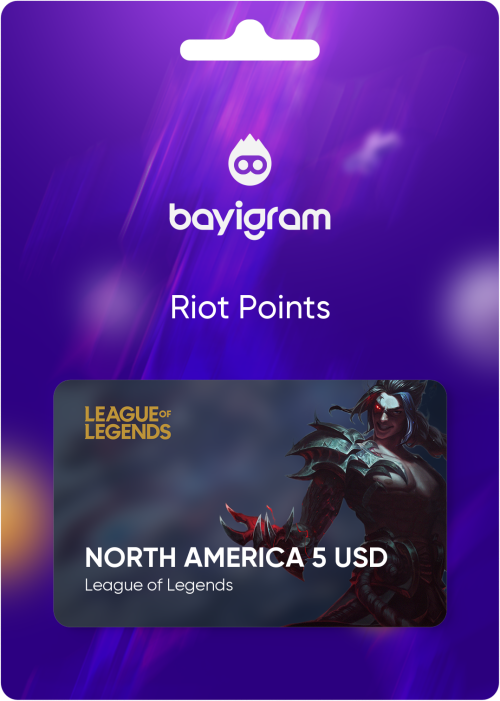 League of Legends North America 5 USD Satın Al League of Legends North America 5 USD Satın Al
