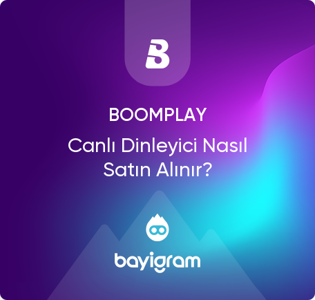 Boomplay Canlı Dinleyici Nasıl Satın Alınır?