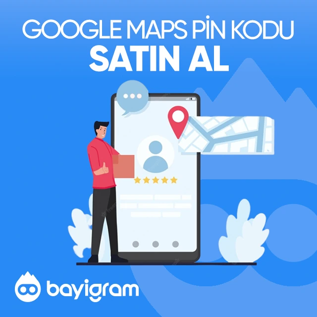 google maps pin kodu satın al