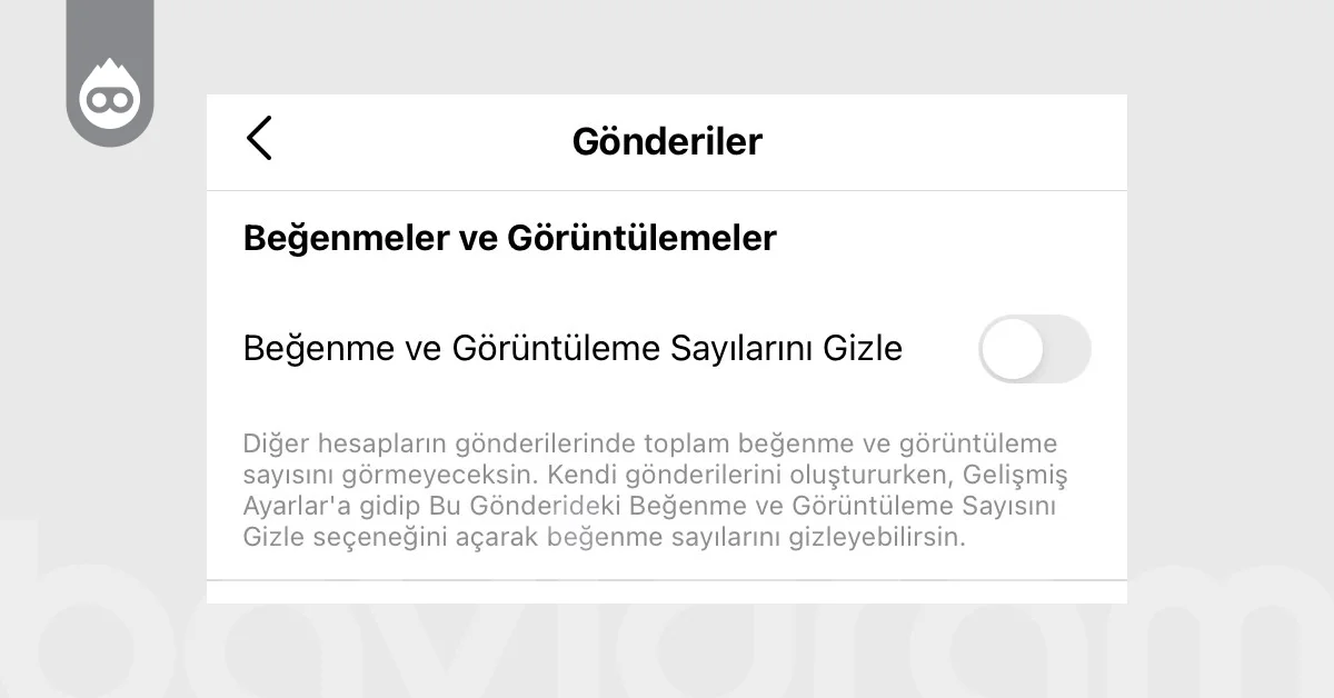 Instagram Gönderi Beğenilerini Gizleme Nasıl Yapılır