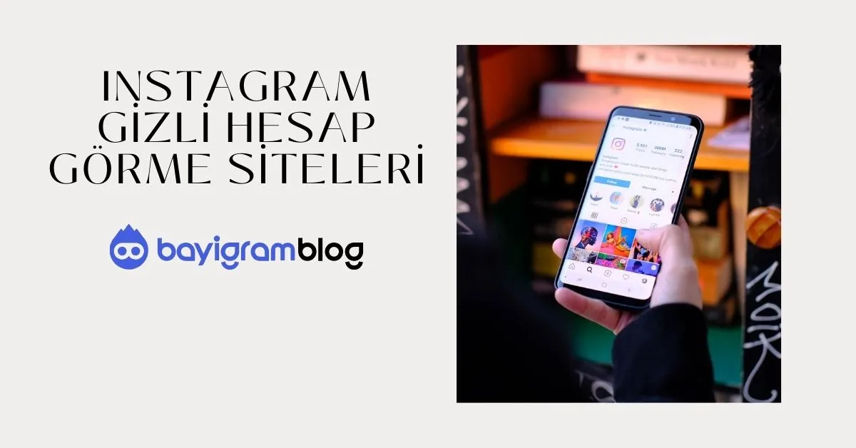 Instagram Gizli Hesap Görme Siteleri