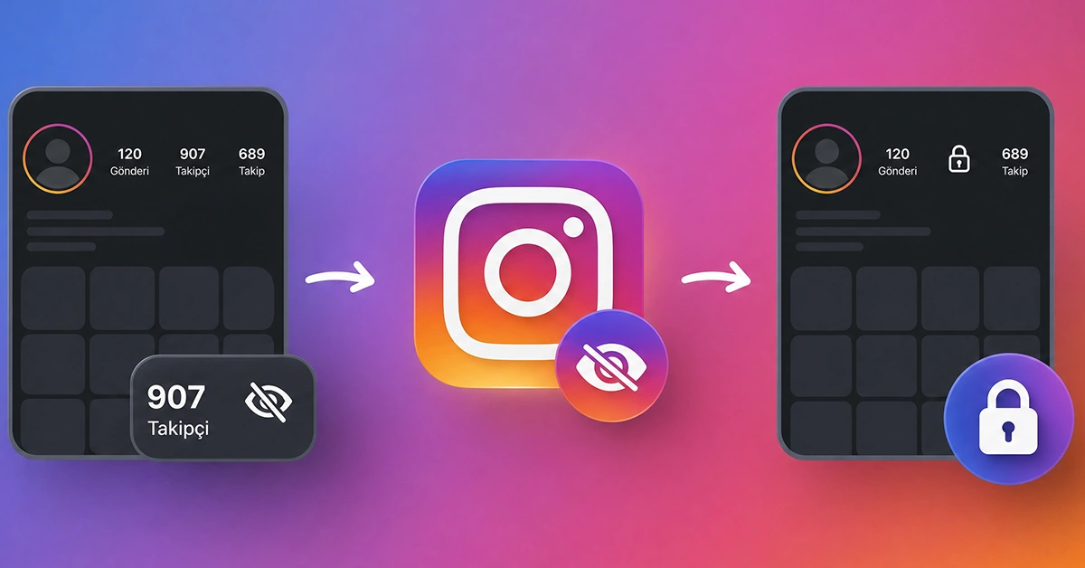 Instagram takipçileri gizlenebilir mi?