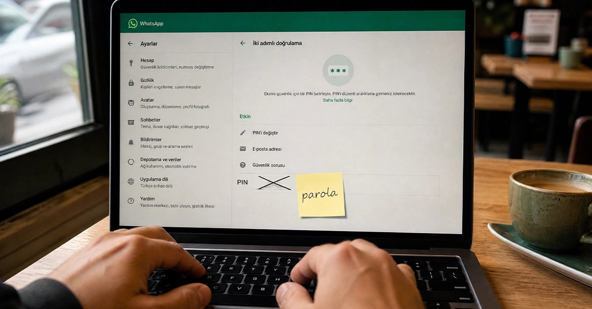 WhatsApp iki adımlı doğrulamada PIN yerine parola ne değiştiriyor? WhatsApp iki adımlı doğrulamada PIN yerine parola ne değiştiriyor?