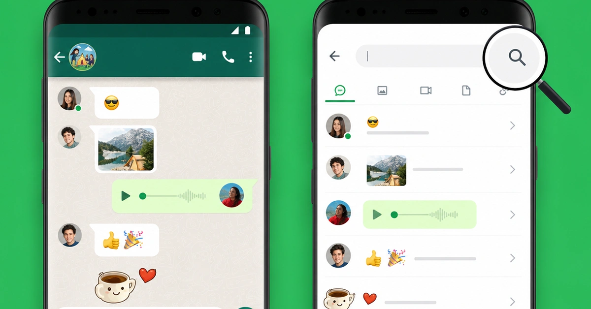 WhatsApp sohbette mesaj arama nasıl yapılır?