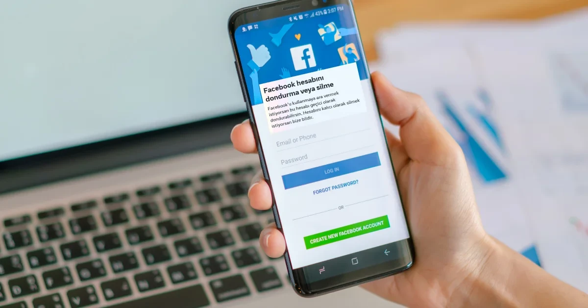 Facebook Hesap Dondurma Linki