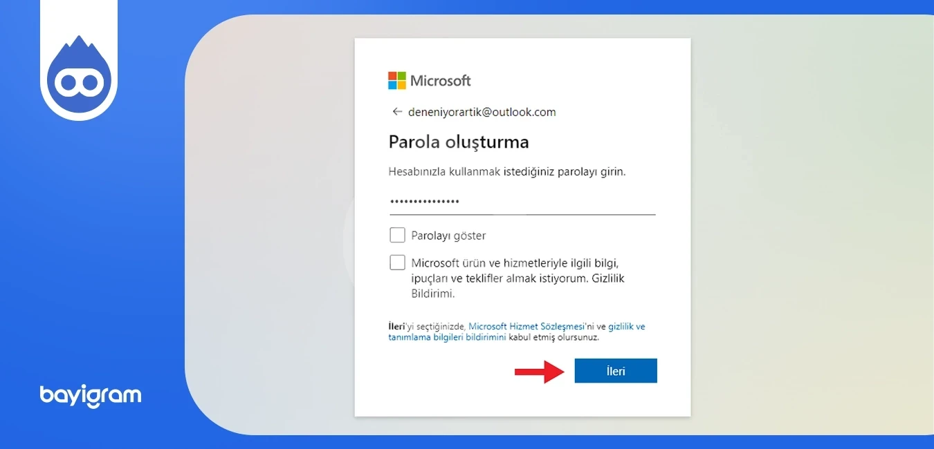 Skype hesap açma 4