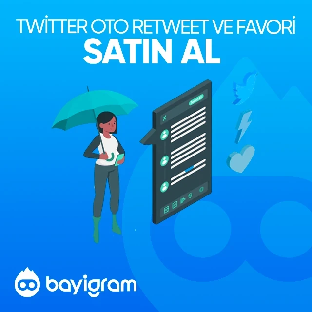 twitter oto retweet ve favori satın al