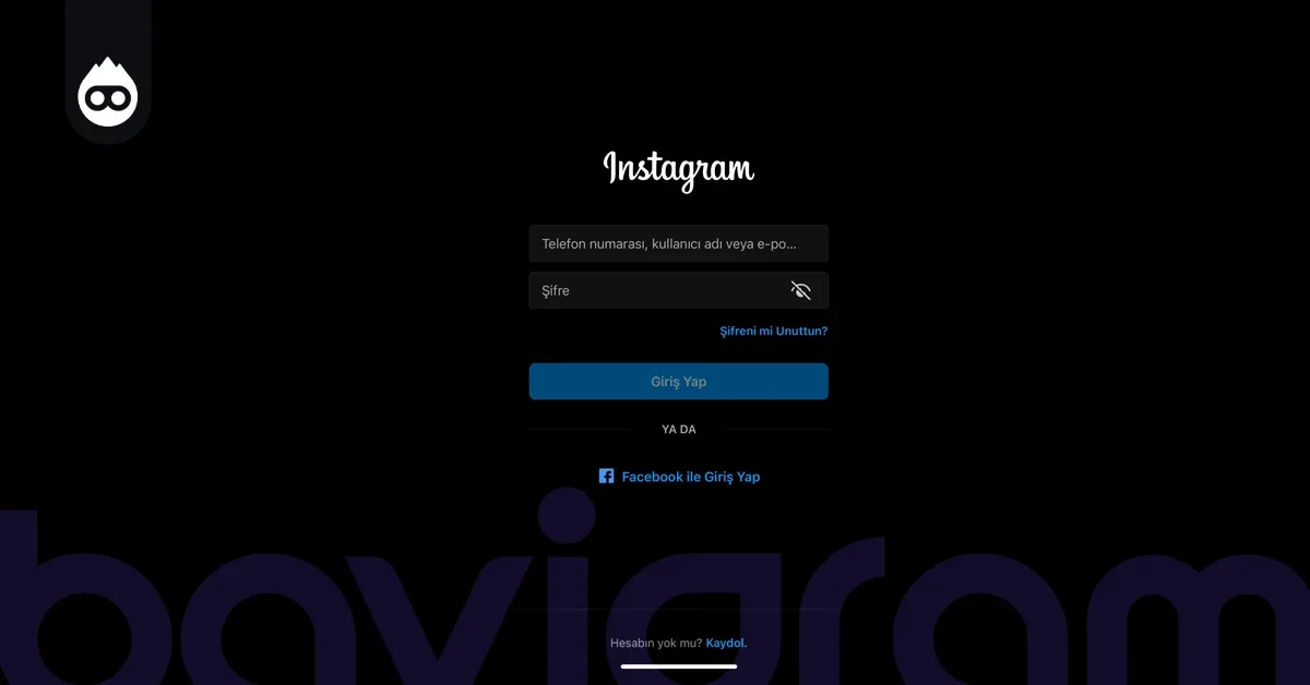 Telefondan Instagram Sayfası Açma