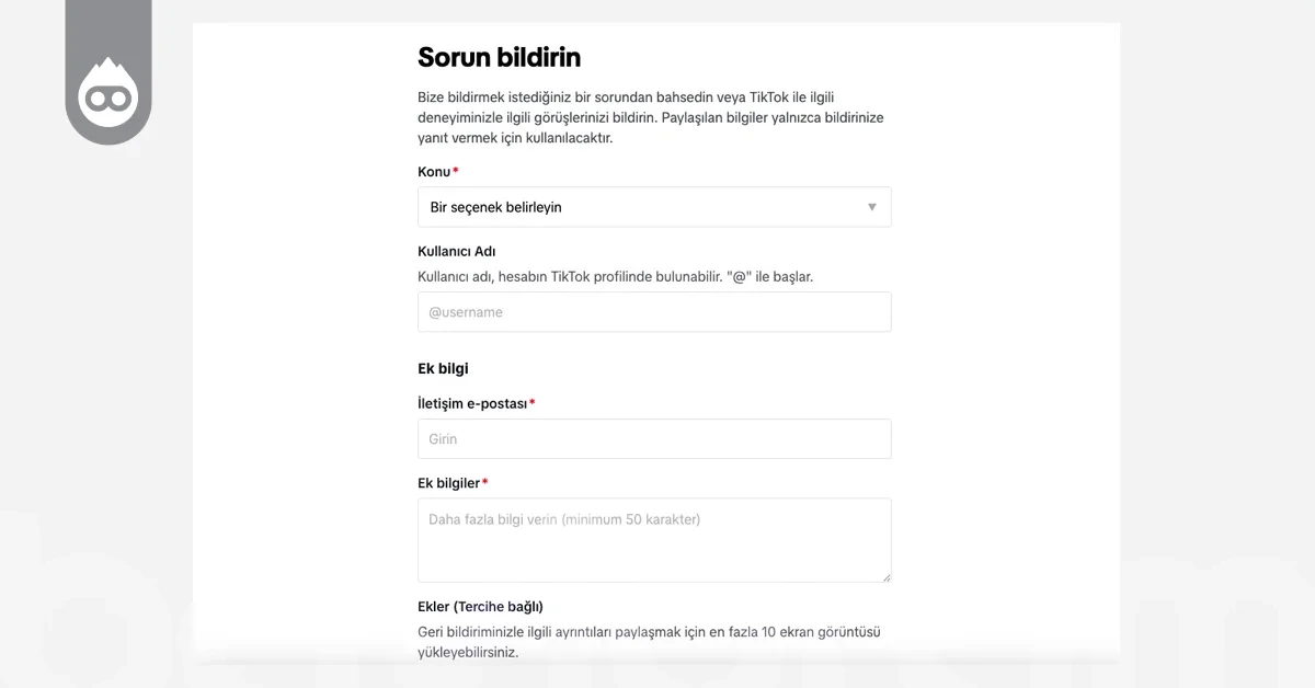 TikTok Destek Ekibine Nasıl Ulaşılır