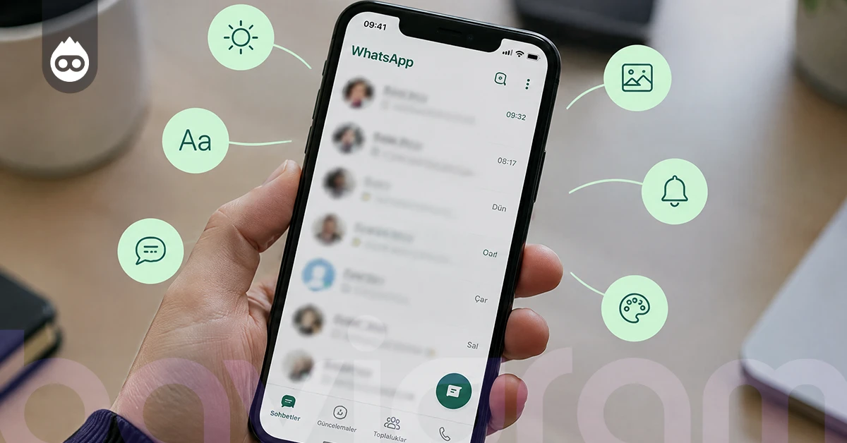 WhatsApp içinde değiştirebileceğiniz görünüm ayarları neler?