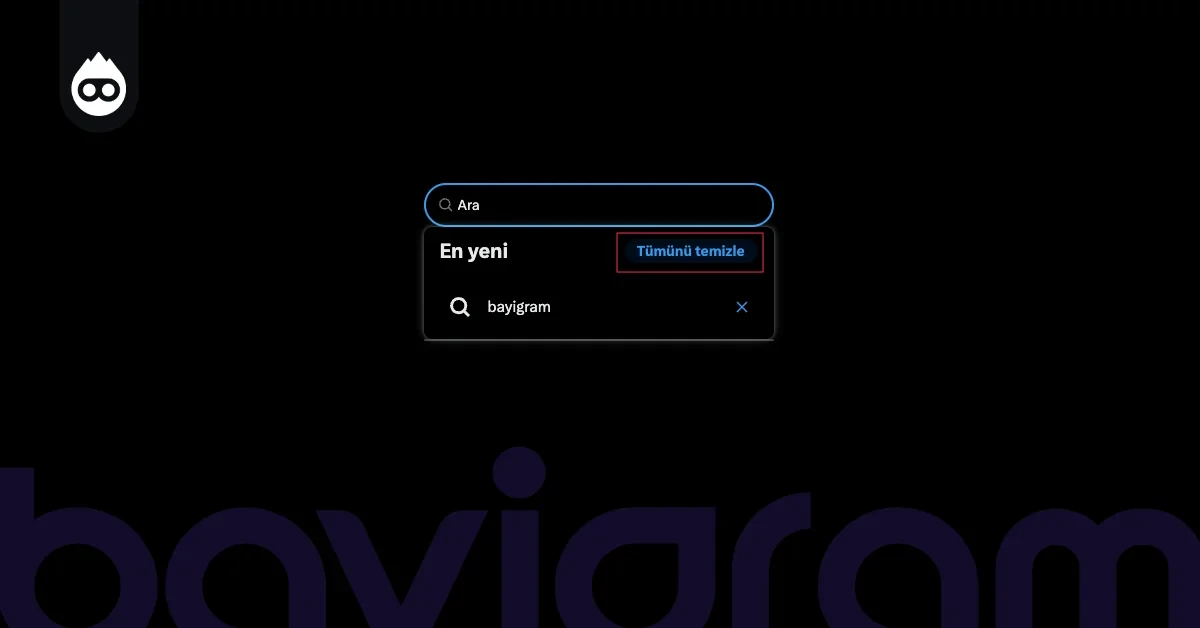 Twitter Arama Geçmişi Silme Yöntemi