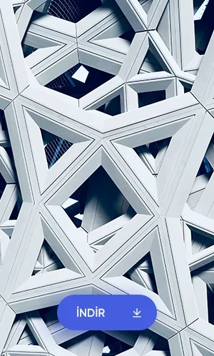 Geometrik Şekilli Duvar Kağıdı