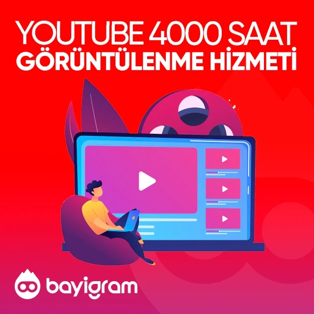 Youtube 4000 saat görüntülenme hizmeti