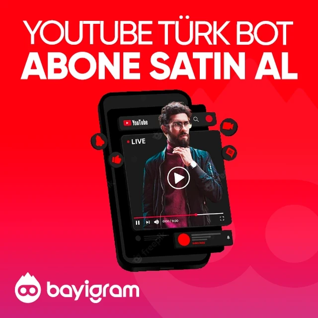 youtube türk bot abone satın al