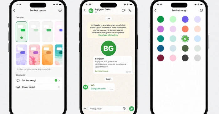 WhatsApp sohbet temaları ve hareketli duvar kağıtları neler getiriyor?
