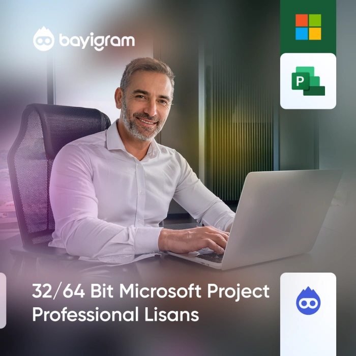 32/64 Bit Microsoft Project Professional Lisans