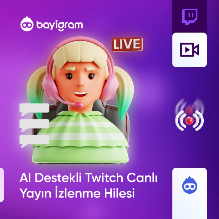 AI Destekli Twitch Canlı Yayın İzlenme Hilesi