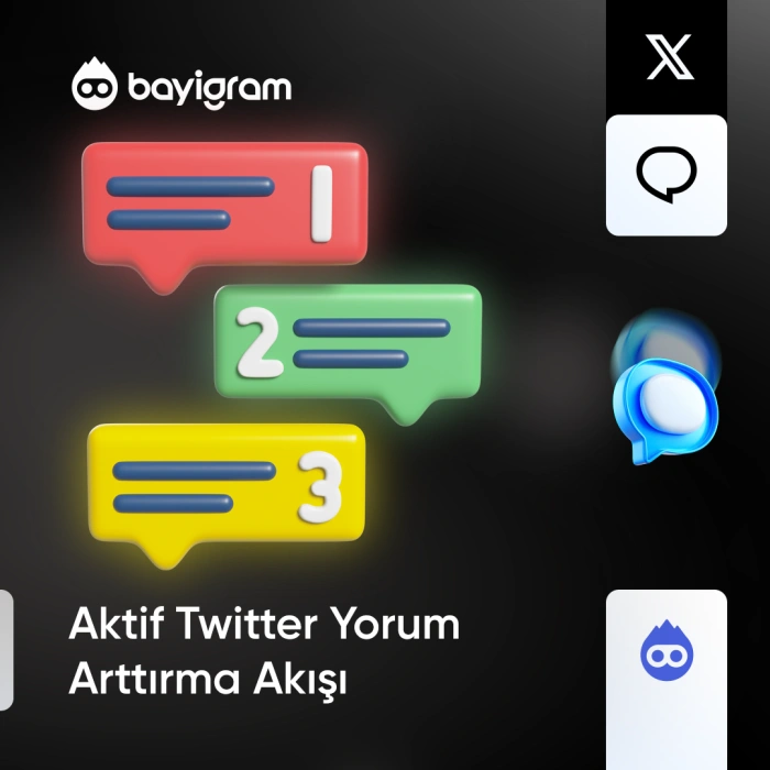 Aktif Twitter Yorum Arttırma Akışı