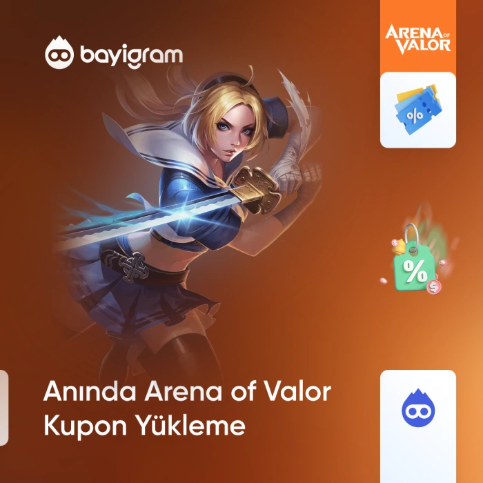 Anında Arena of Valor Kupon Yükleme