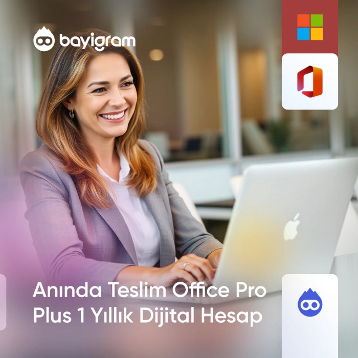 Anında Teslim Office Pro Plus 1 Yıllık Dijital Hesap