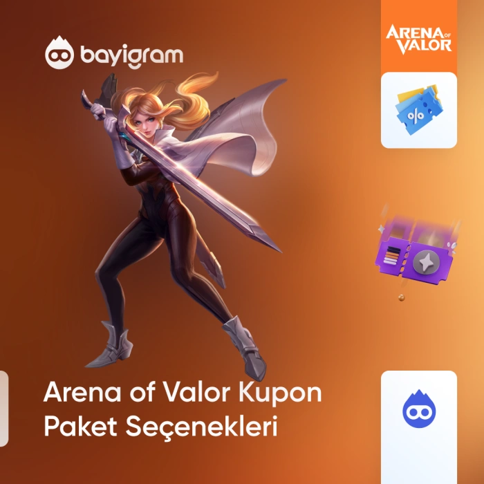 Arena of Valor Kupon Paket Seçenekleri