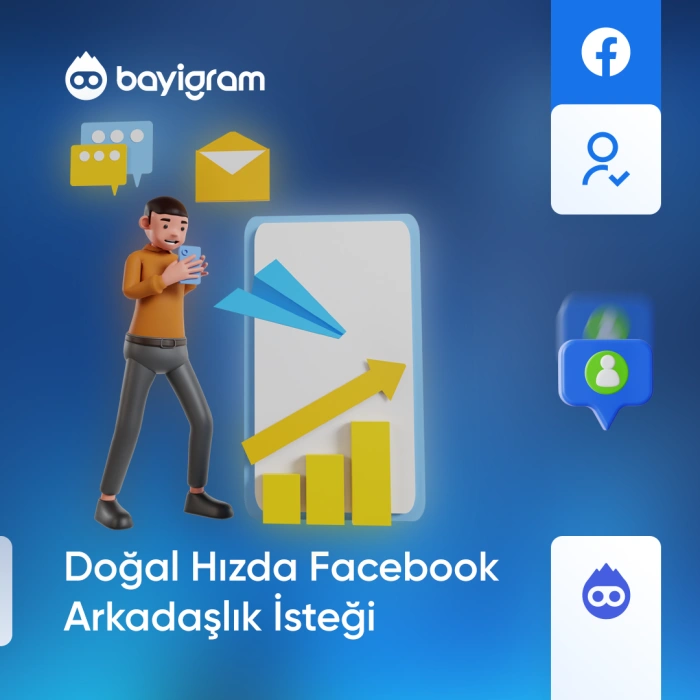 Doğal Hızda Facebook Arkadaşlık İsteği