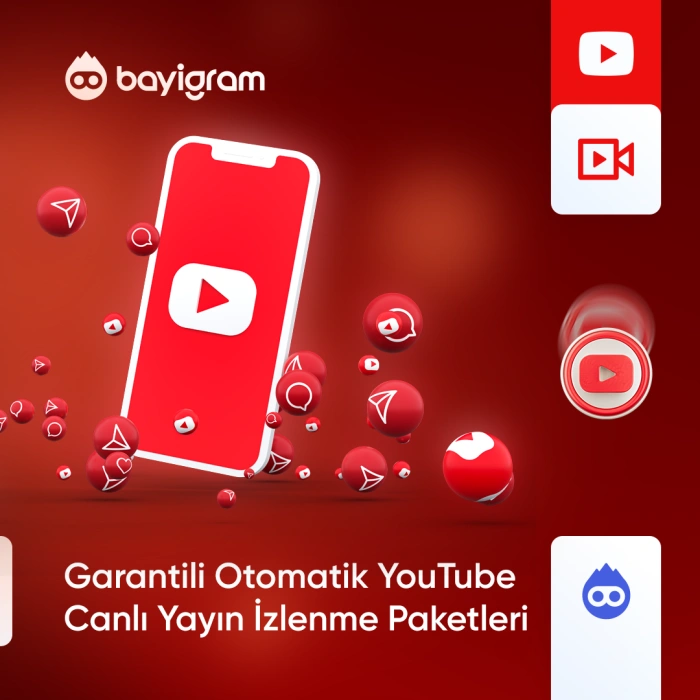 Garantili Otomatik YouTube Canlı Yayın İzlenme Paketleri