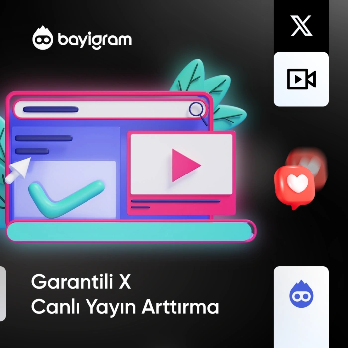 Garantili X Canlı Yayın Arttırma