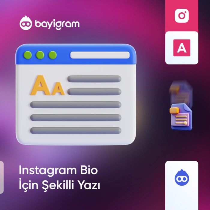 Instagram Bio İçin Şekilli Yazı