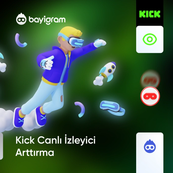 Kick Canlı İzleyici Arttırma