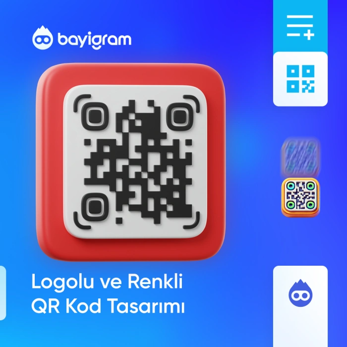 Logolu ve Renkli QR Kod Tasarımı