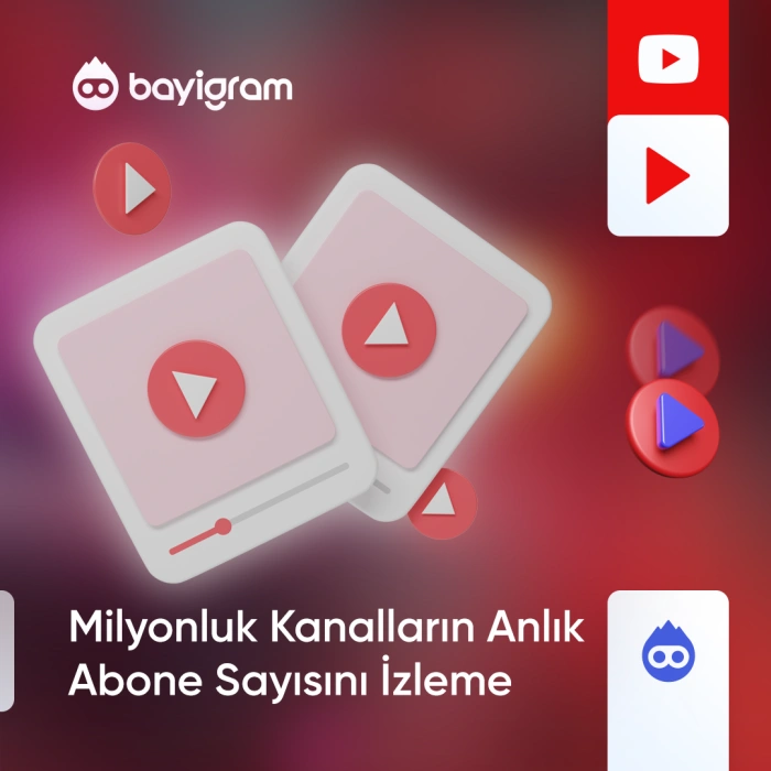 Milyonluk Kanalların Anlık Abone Sayısını İzleme