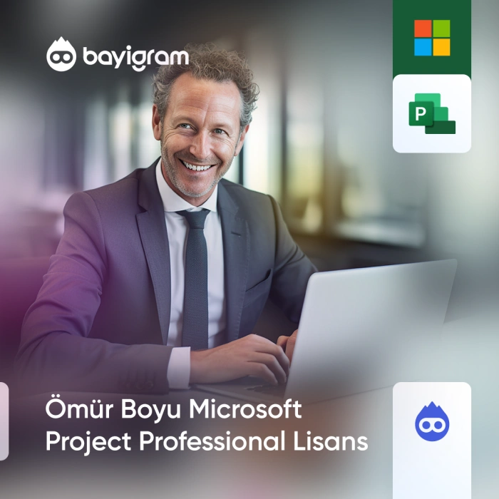 Ömür Boyu Microsoft Project Professional Lisans