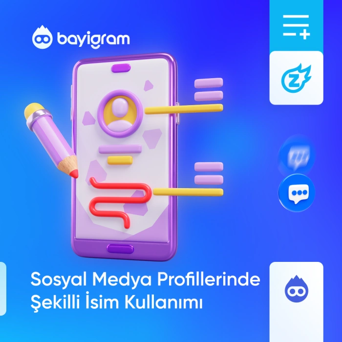 Sosyal Medya Profillerinde Şekilli İsim Kullanımı