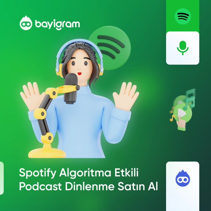 Spotify Algoritma Etkili Podcast Dinlenme Satın Al