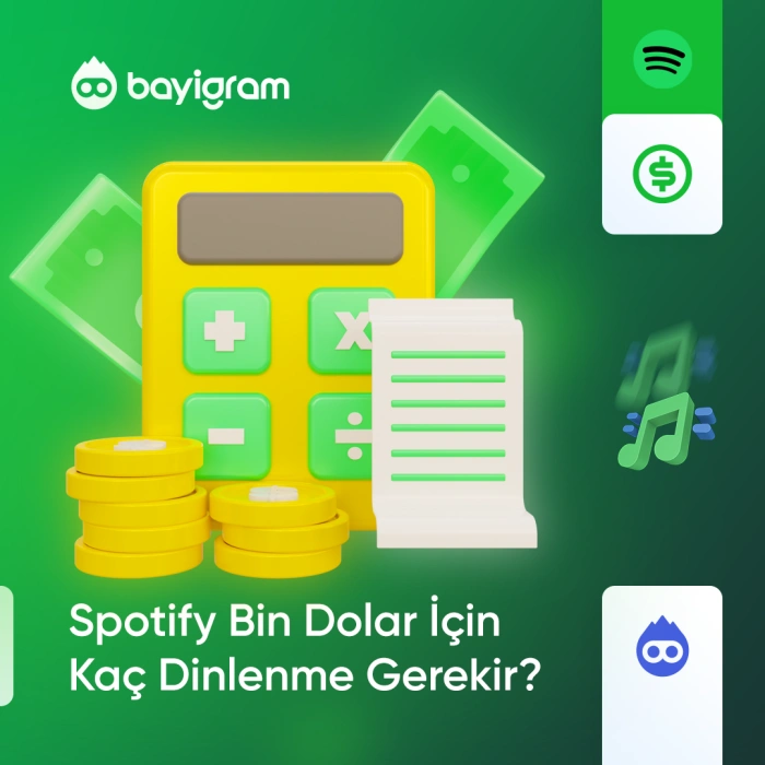 Spotify Bin Dolar İçin Kaç Dinlenme Gerekir