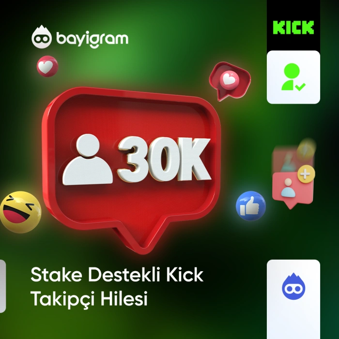Stake Destekli Kick Takipçi Hilesi