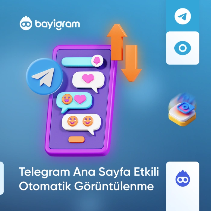 Telegram Ana Sayfa Etkili Otomatik Görüntülenme