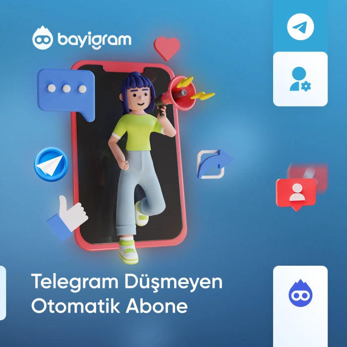 Telegram Düşmeyen Otomatik Abone