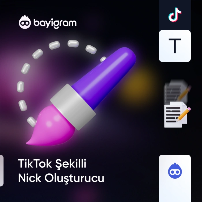 TikTok Şekilli Nick Oluşturucu