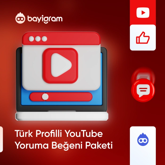 Türk Profilli YouTube Yoruma Beğeni Paketi