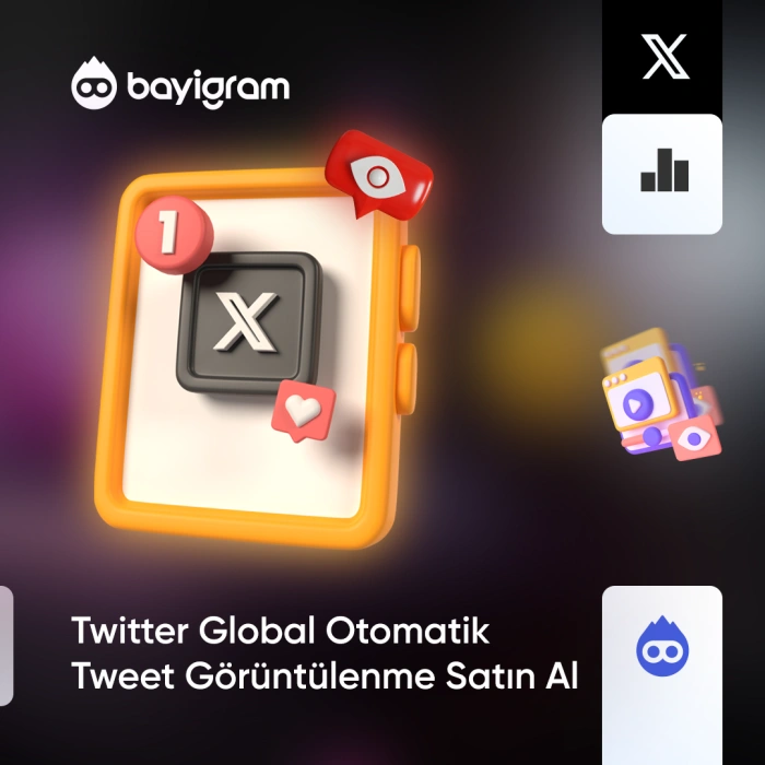 Twitter Global Otomatik Tweet Görüntülenme Satın Al