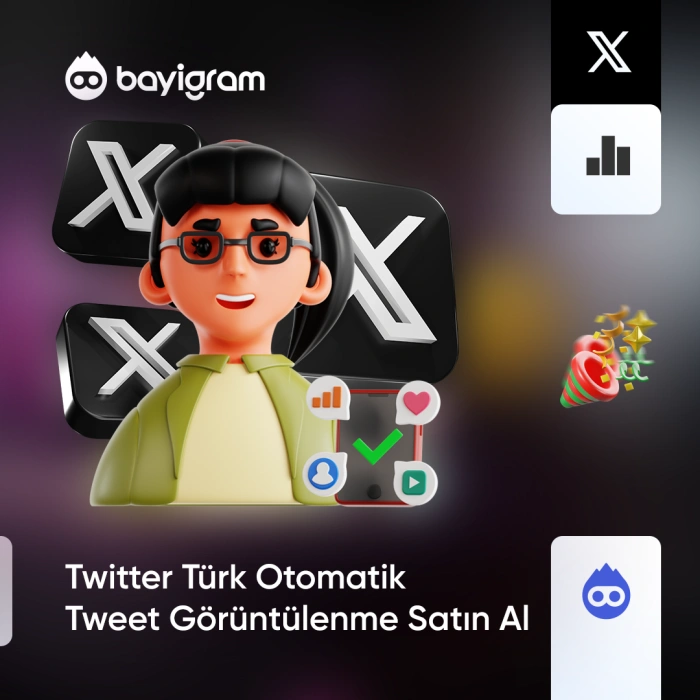 Twitter Türk Otomatik Tweet Görüntülenme Satın Al