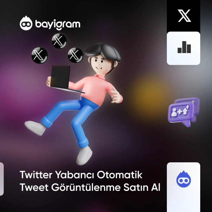 Twitter Yabancı Otomatik Tweet Görüntülenme Satın Al