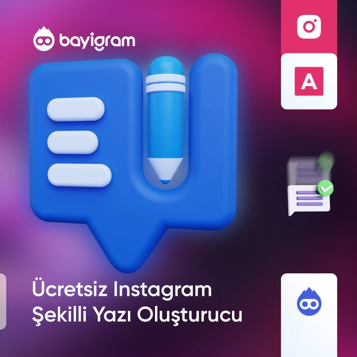 Ücretsiz Instagram Şekilli Yazı Oluşturucu